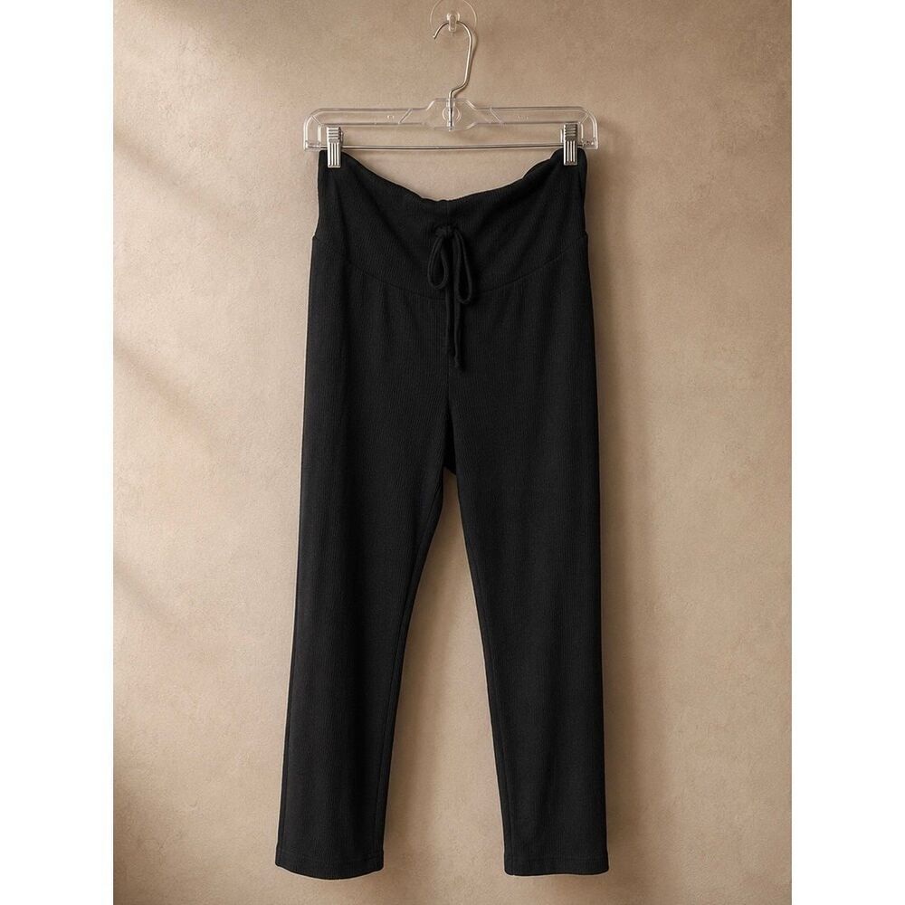A New Day Sz L Black Ribbed Lounge Pants Target